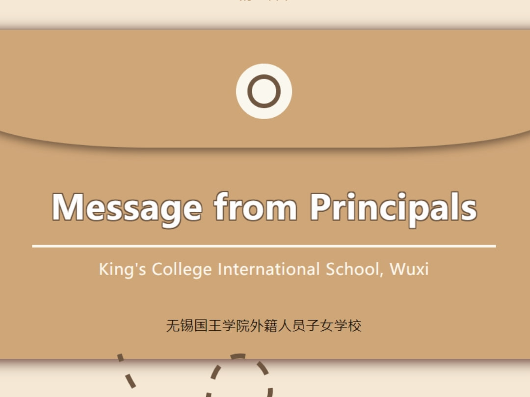 Messages from Principals